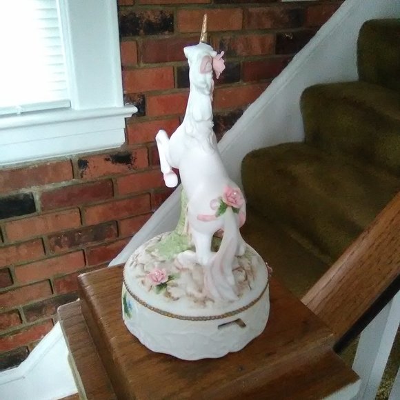 Lefton Accents Unicorn Musical Figurine Poshmark